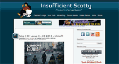 Desktop Screenshot of insufficientscotty.com